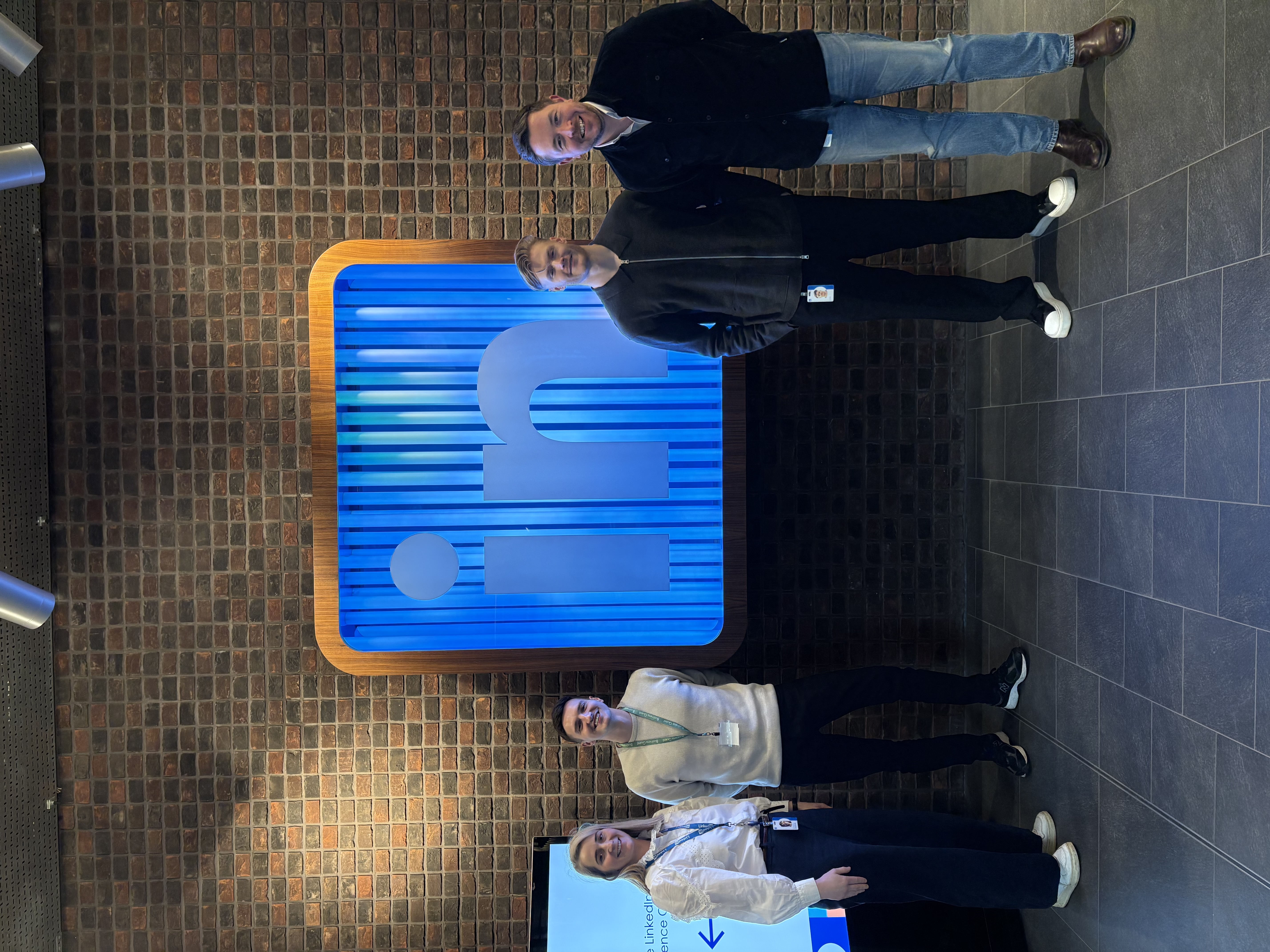 Elliot and team at LinkedIn offices